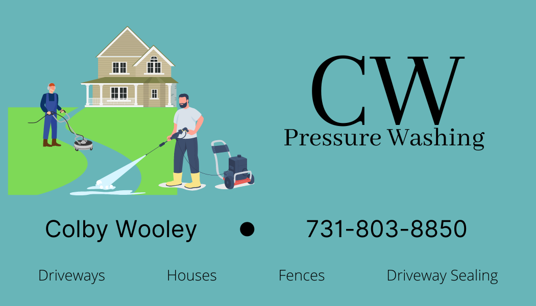 CW pressure washing logo
