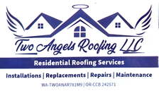 Logo for Two Angels Roofing