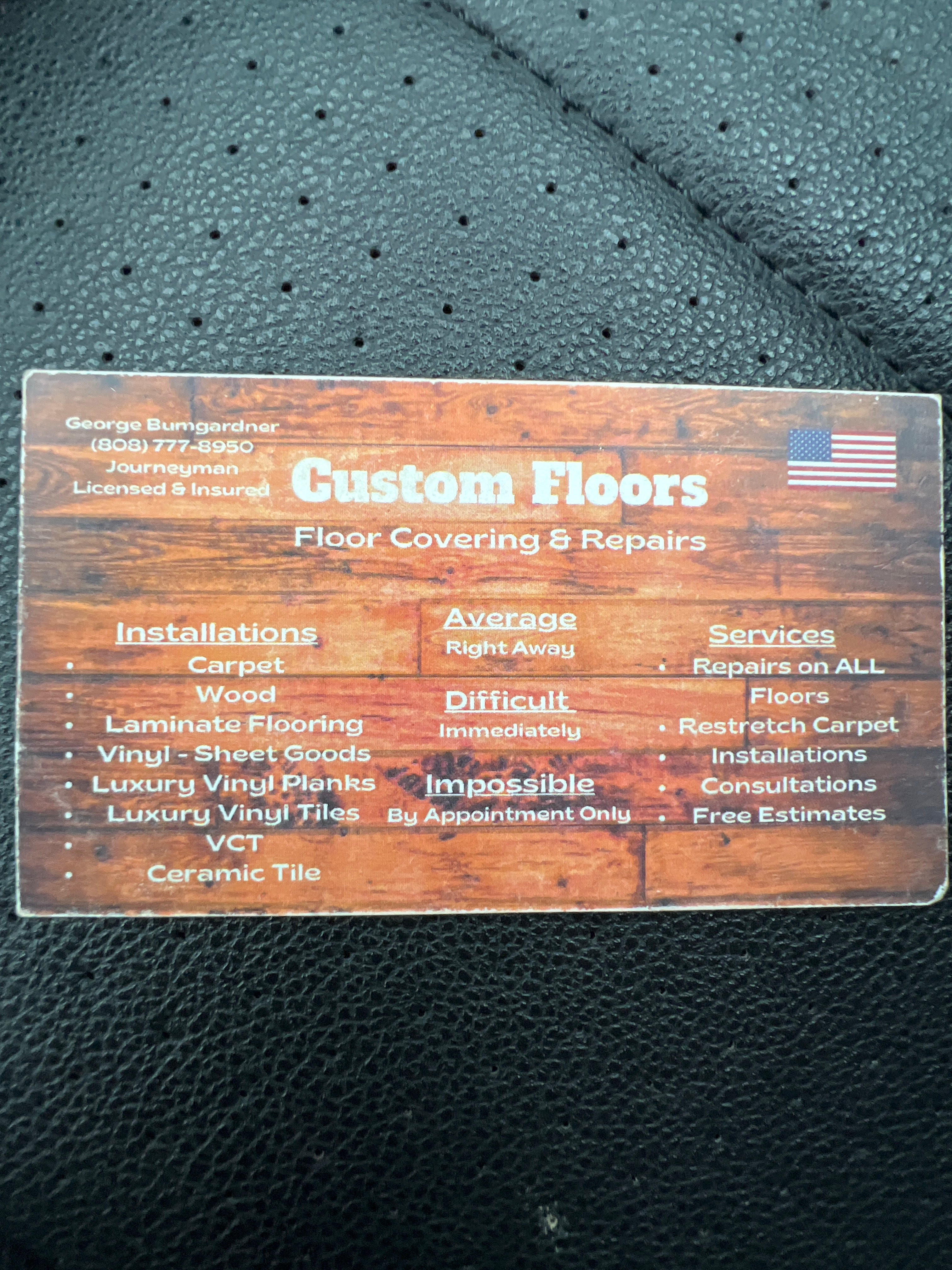Avatar for DBA, Custom Floors