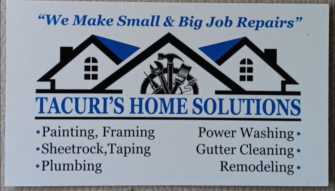 TACURI'S HOME SOLUTIONS logo