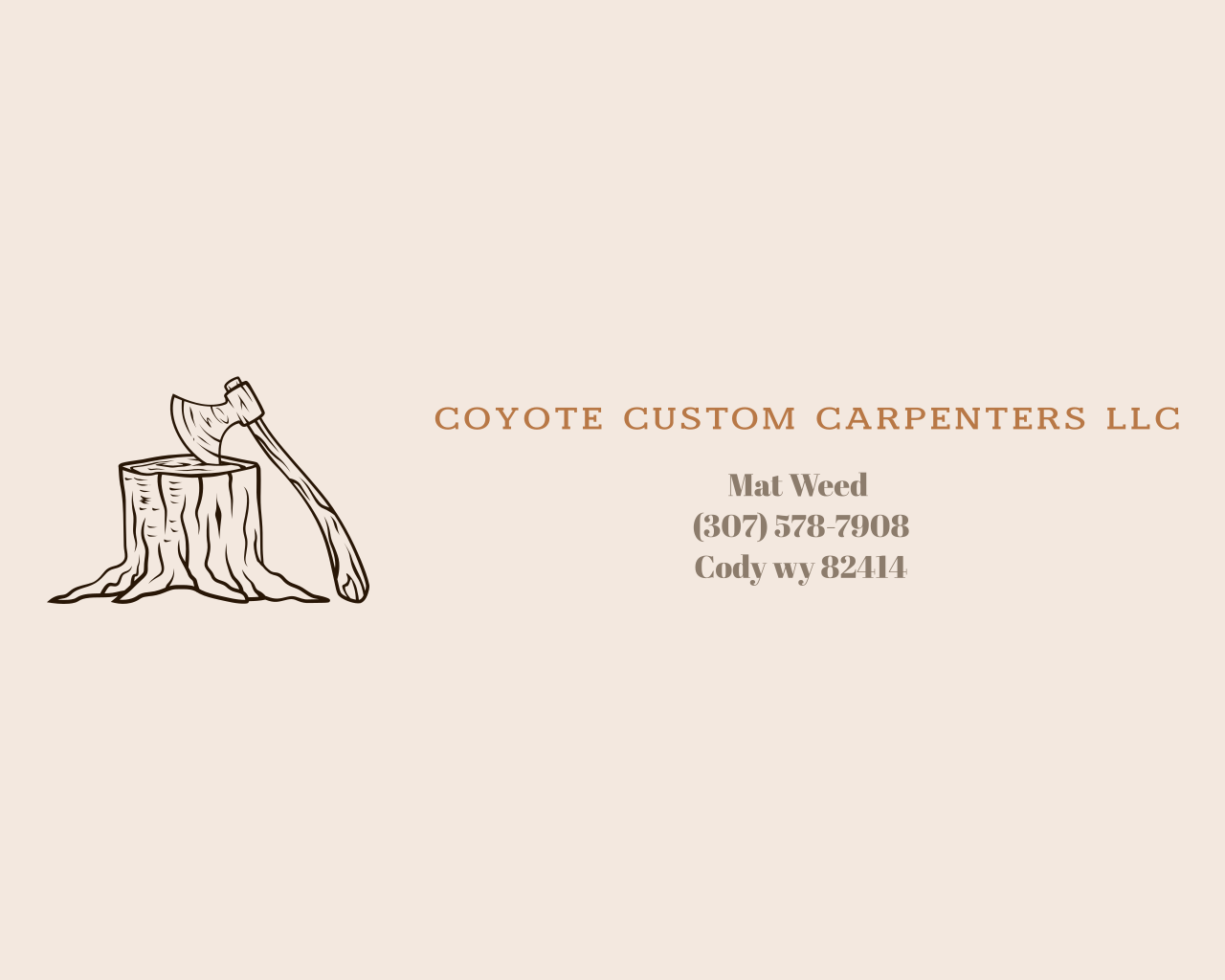 Coyote construction logo