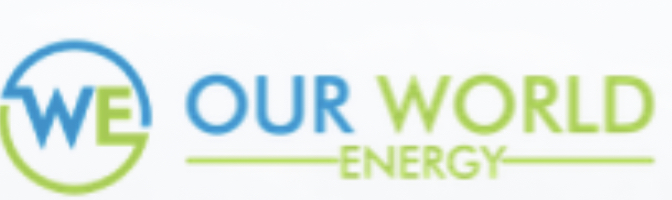 Logo for Our World Energy