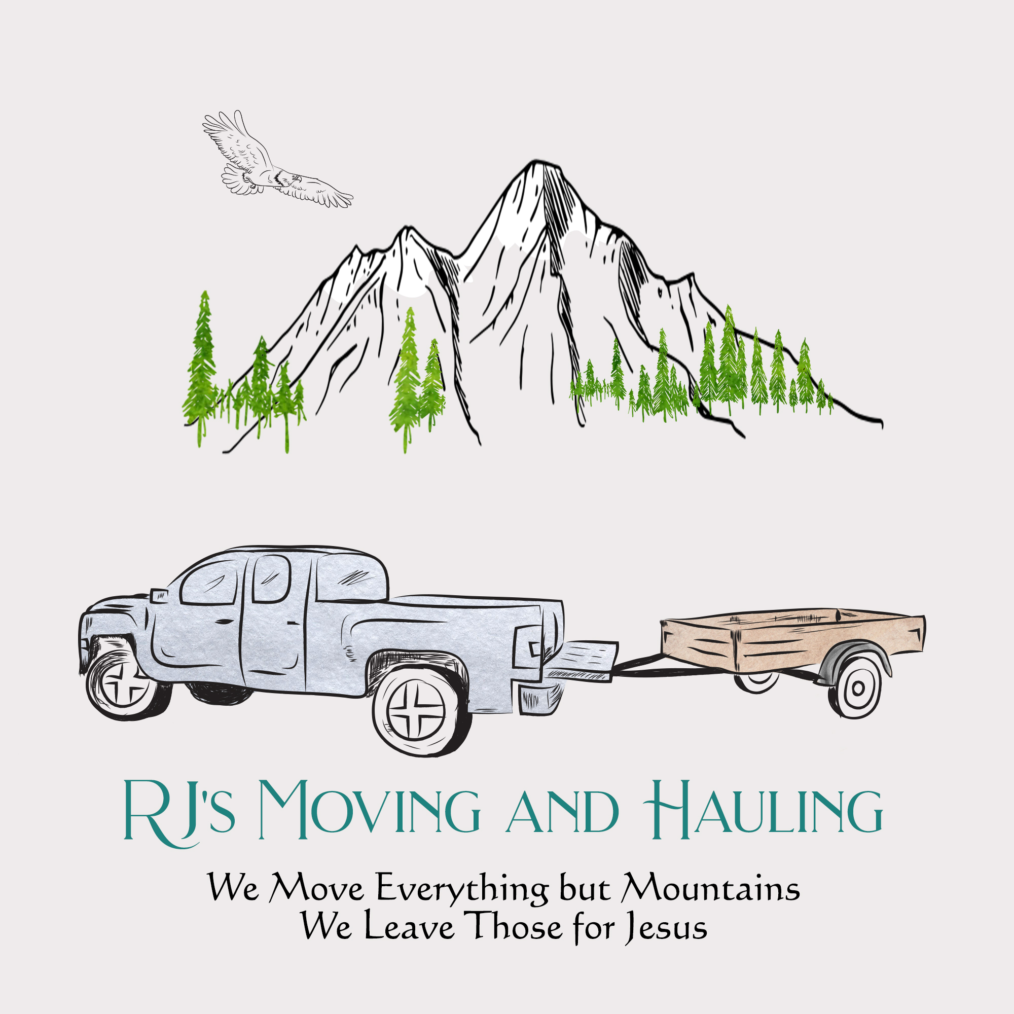 RJ'S Moving And Hauling logo