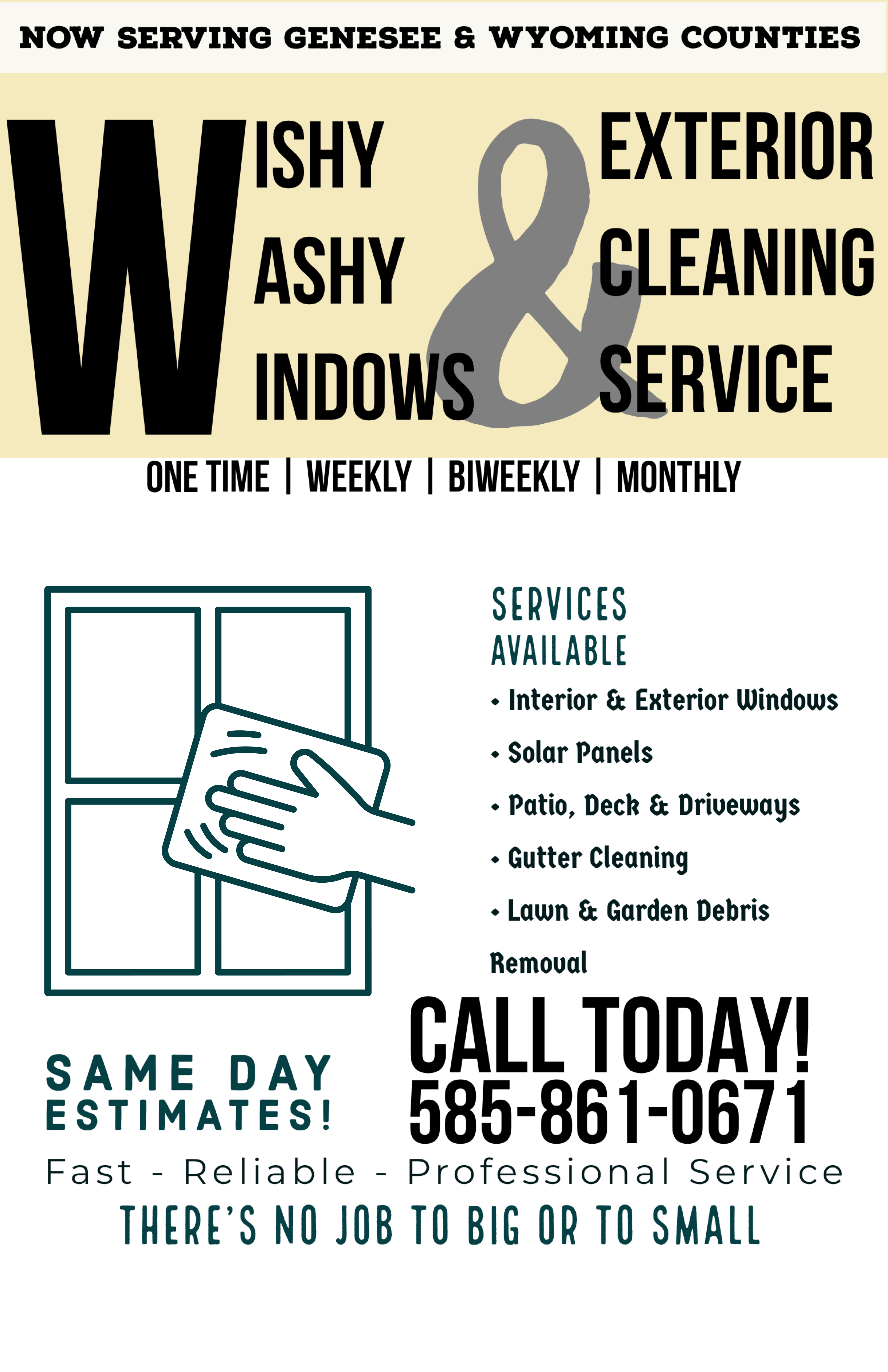 Wishy Washy Window & Exterior Cleaning Service logo
