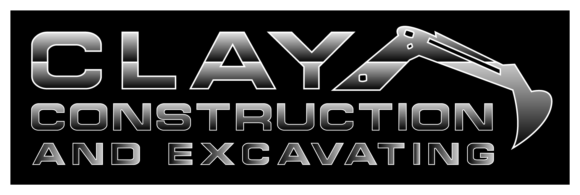 Clay Construction and Excavating logo