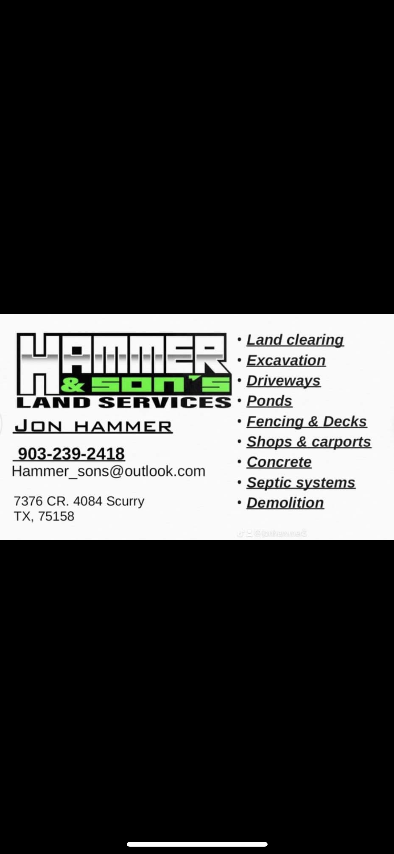 Avatar for Hammer & sons land service