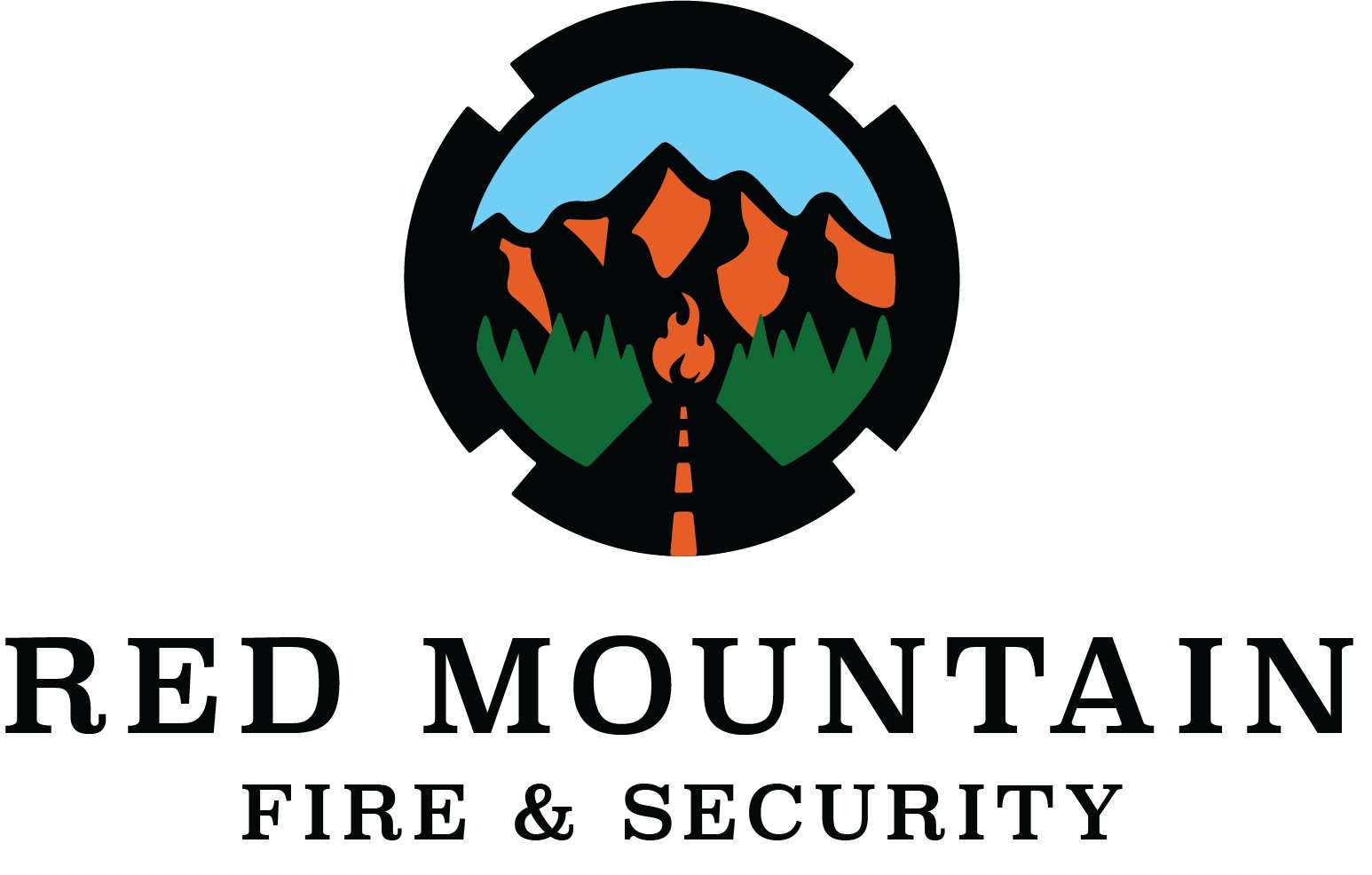 Red Mountain Fire & Security logo