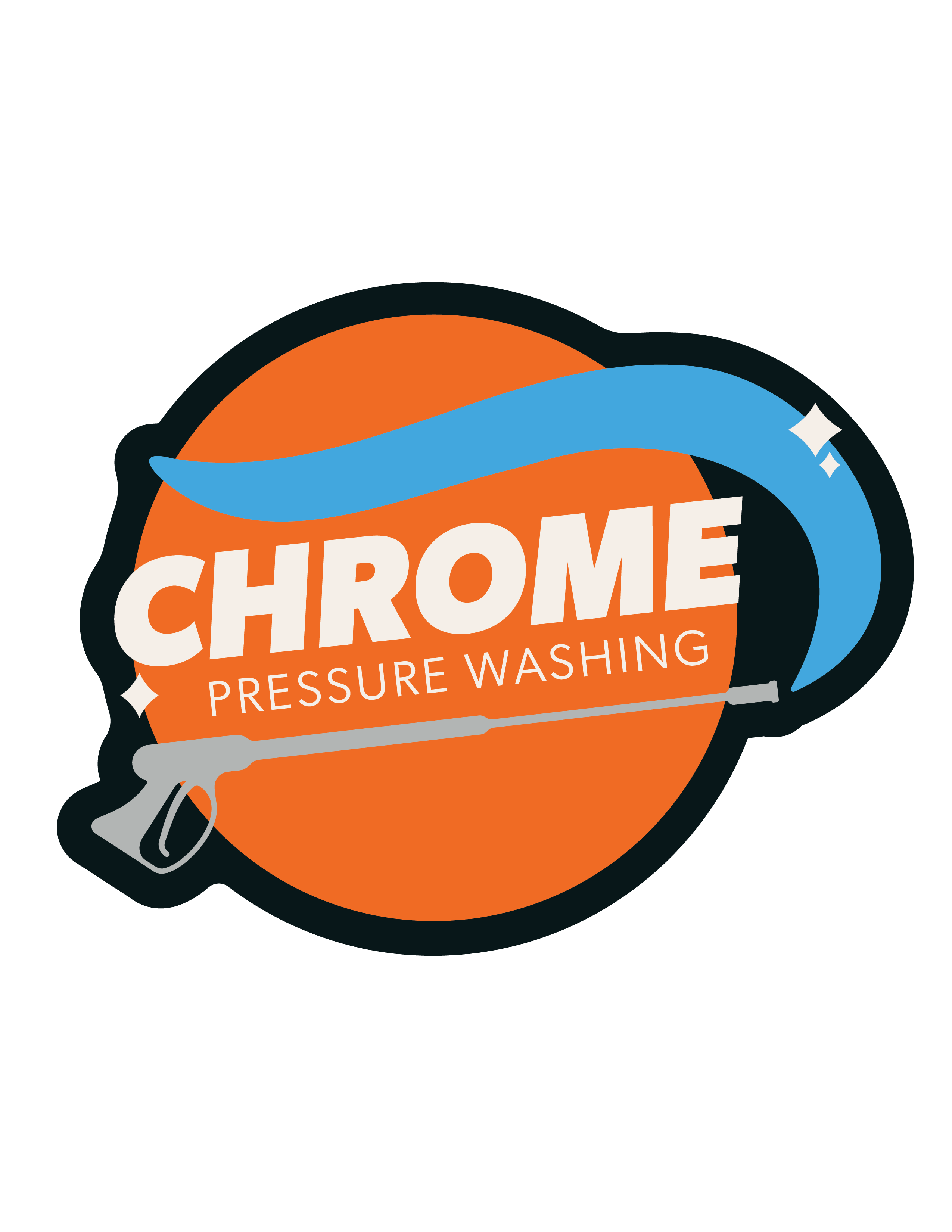 Chrome Pressure Washing logo