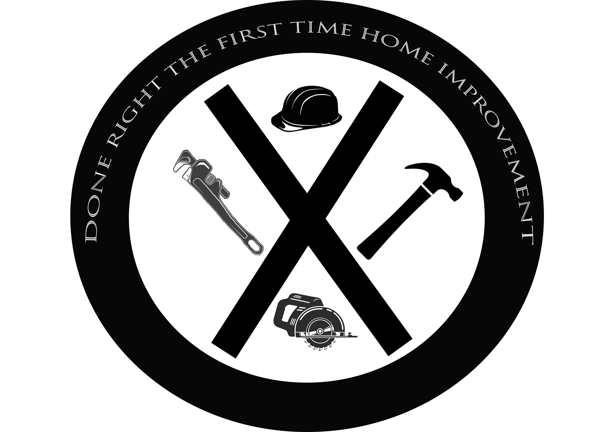Done Right The First Time Home Improvement logo