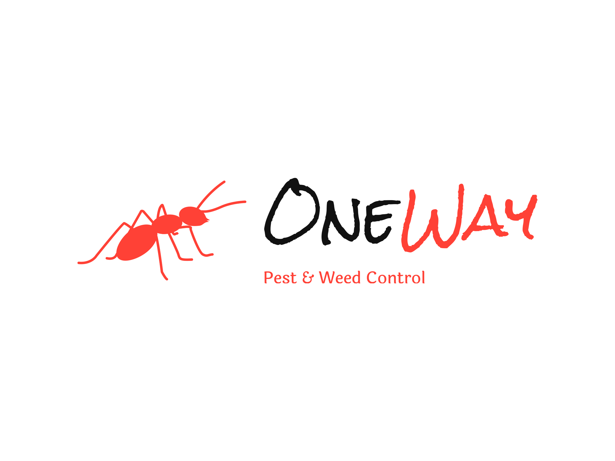 One way pest & weed control logo