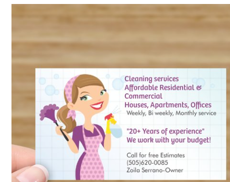 Family owned Cleaning Services logo