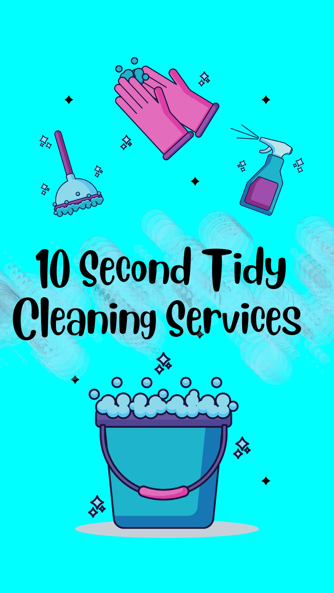 10 Second Tidy Cleaning Services logo