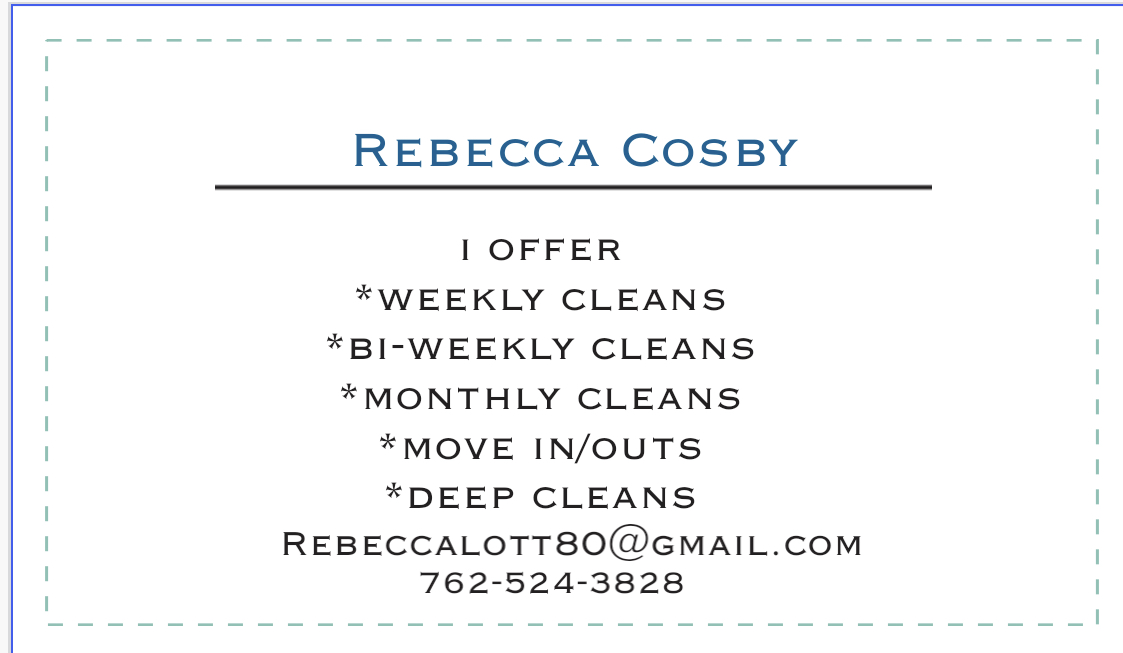 Beckahs cleaning service logo