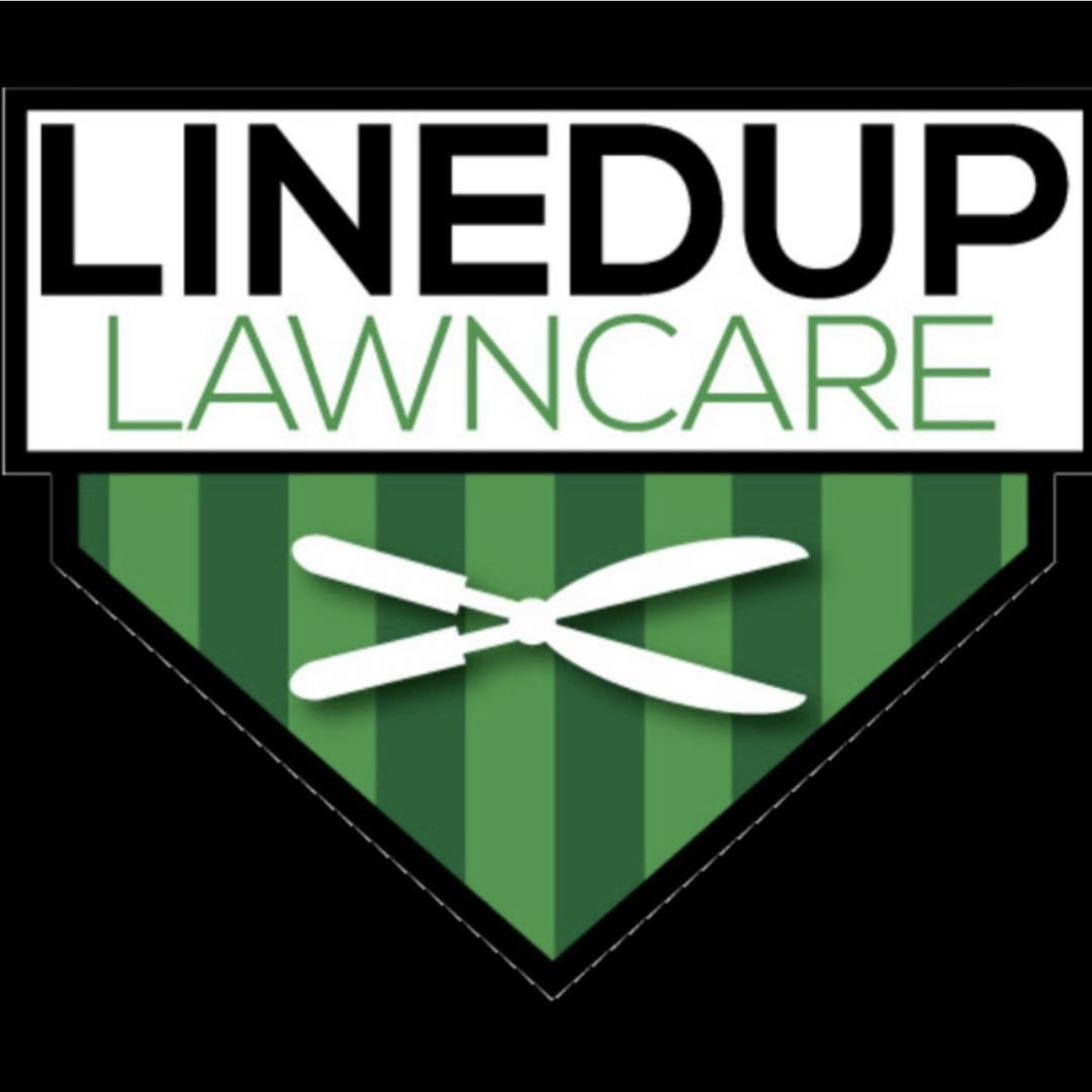 Lined Up Lawncare logo