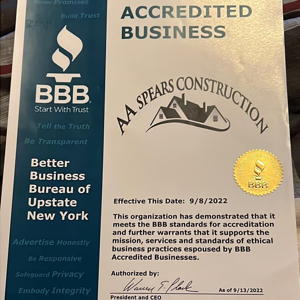 A&A spears construction logo