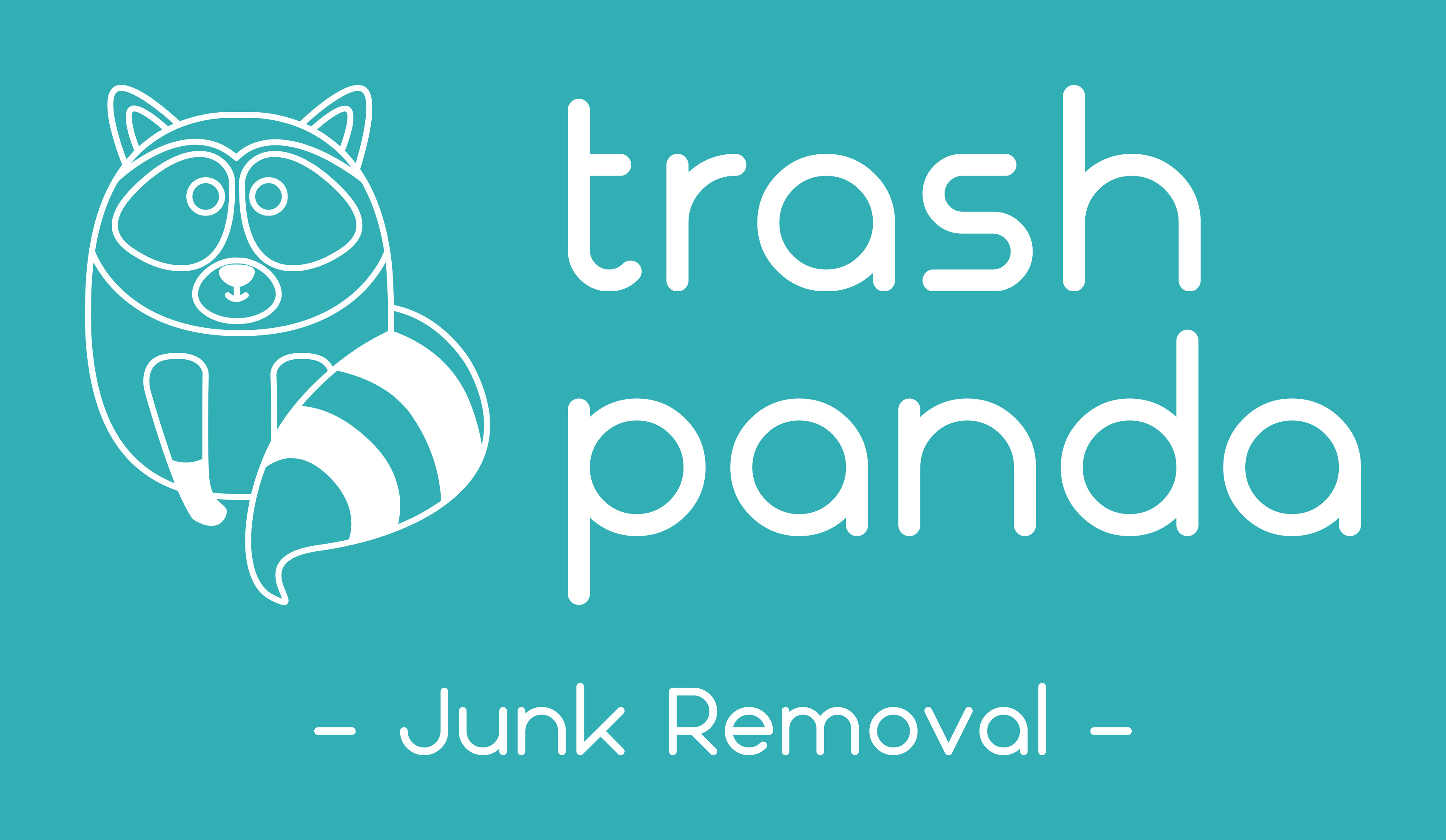 Trash Panda Junk Removal logo