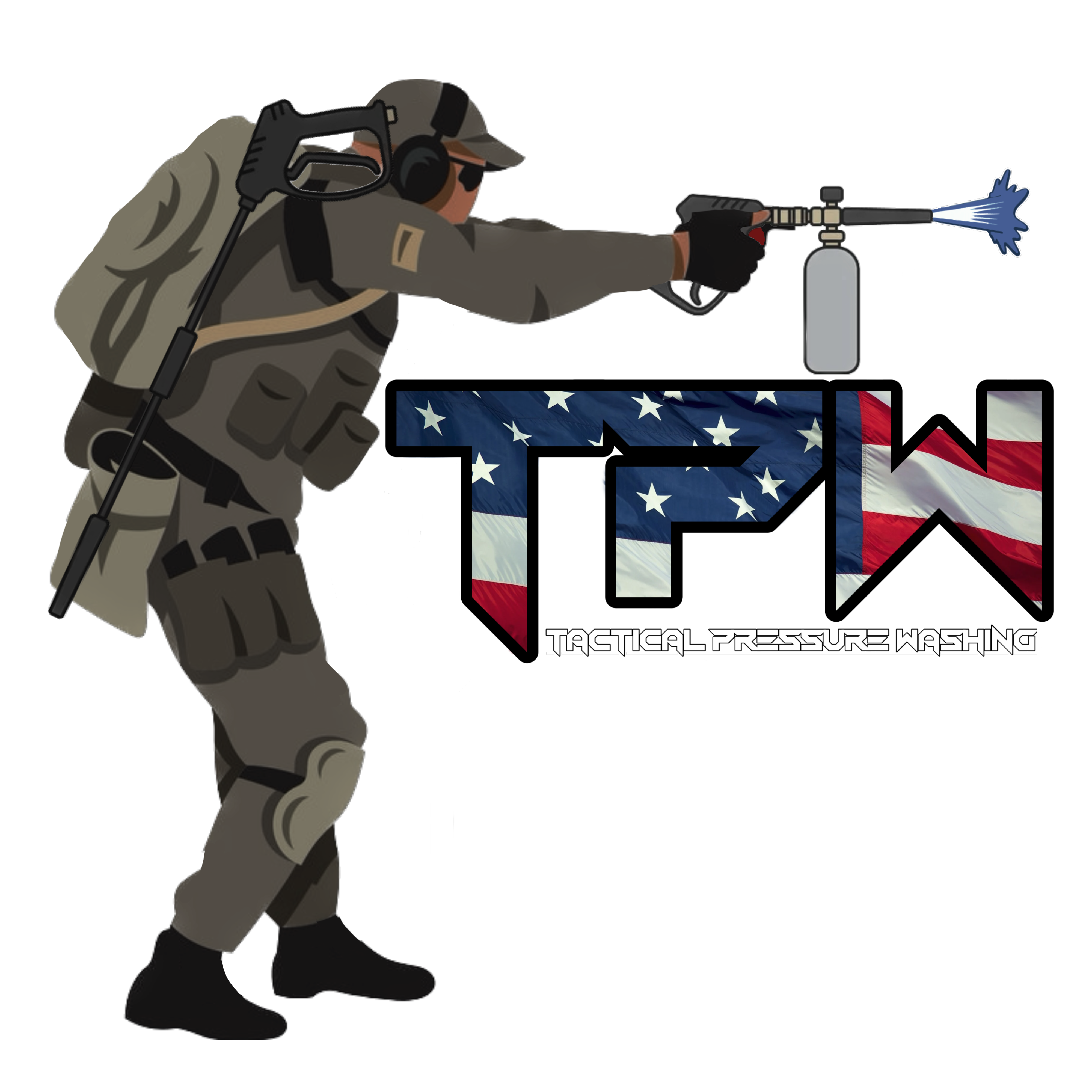 Tactical Pressure Washing logo