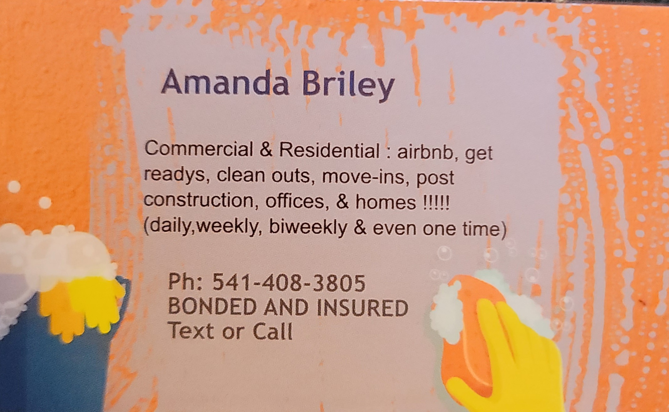 Amanda Briley's Cleaning Service logo