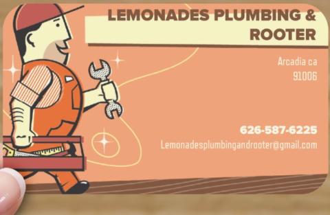 LEMONADE PLUMBING AND ROOTER logo
