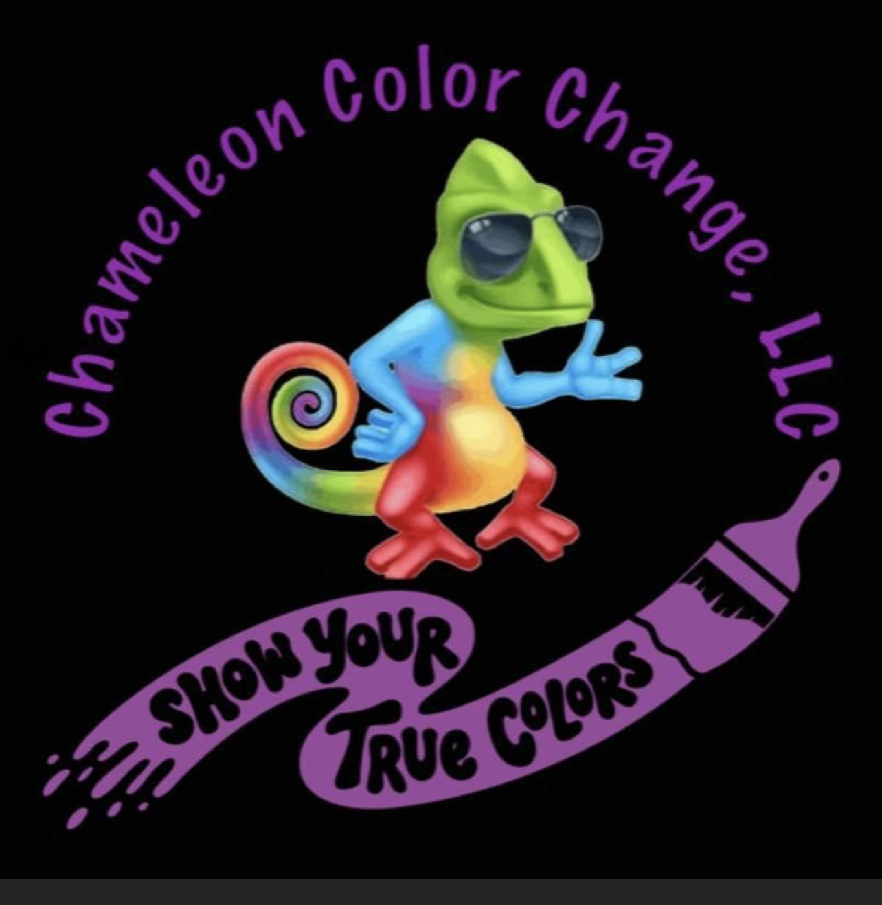 Chameleon color change LLC logo