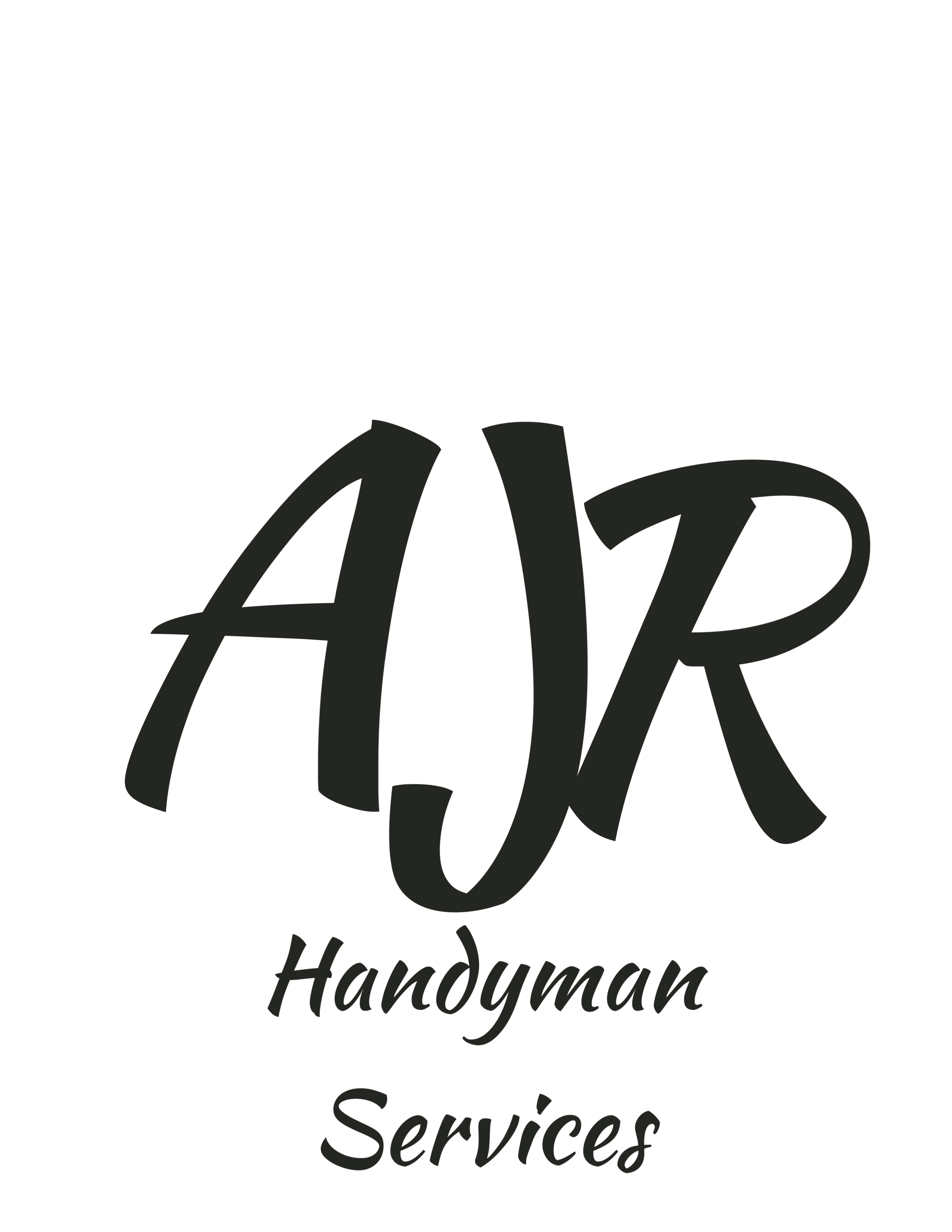 AJR Handyman services logo