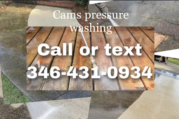 Cams pressure washing logo