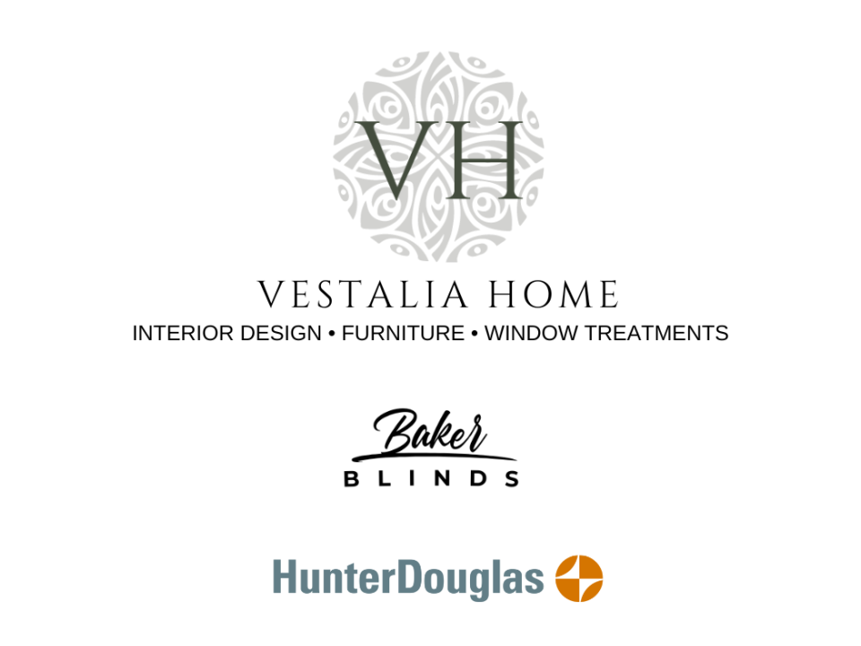 Baker Blinds & Vestalia Home logo