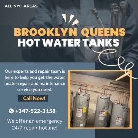 Logo for Queens Brooklyn Hot Water Tanks