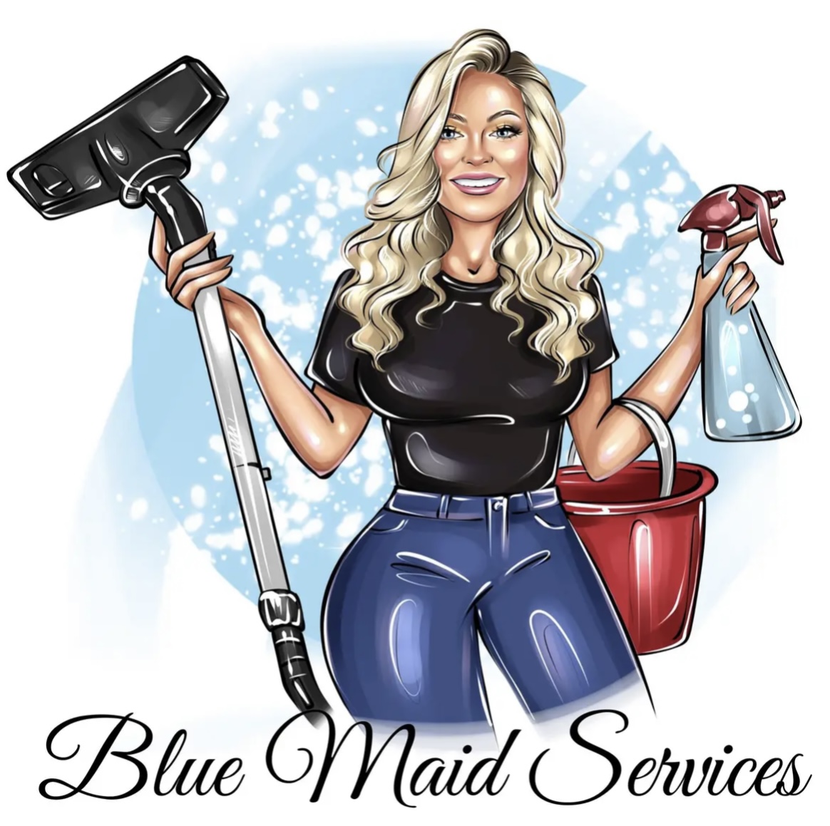 Blue Maid Services logo