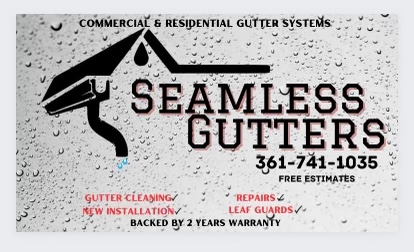 Flawless seamless gutters logo