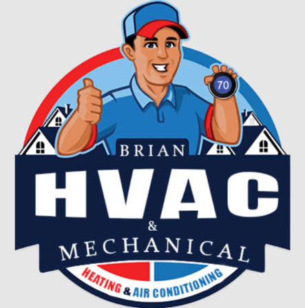 Brian hvac and mechanical logo