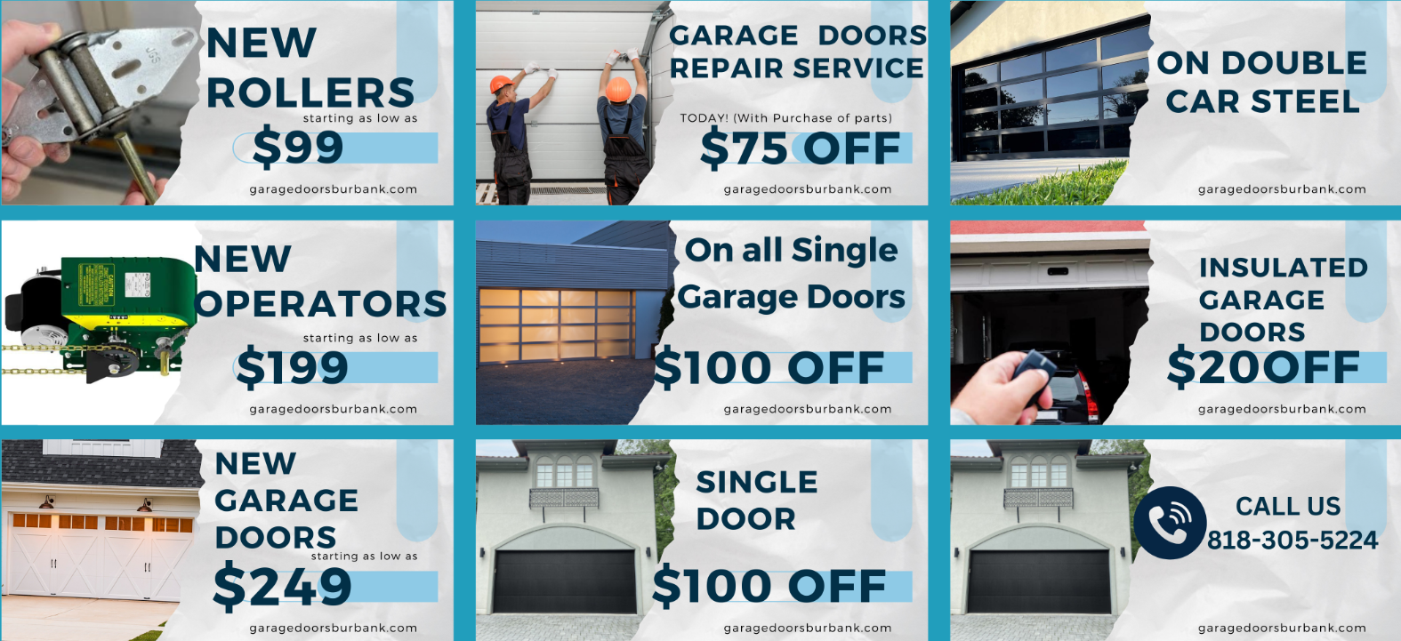 Logo for GARAGE DOORS BURBANK CA