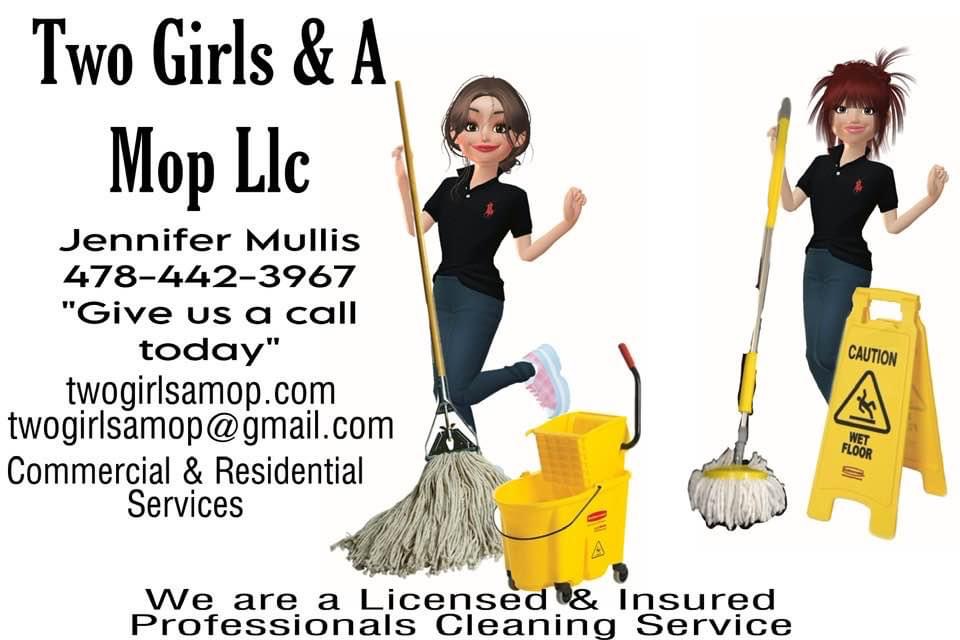 Two Girls & A Mop, Llc logo