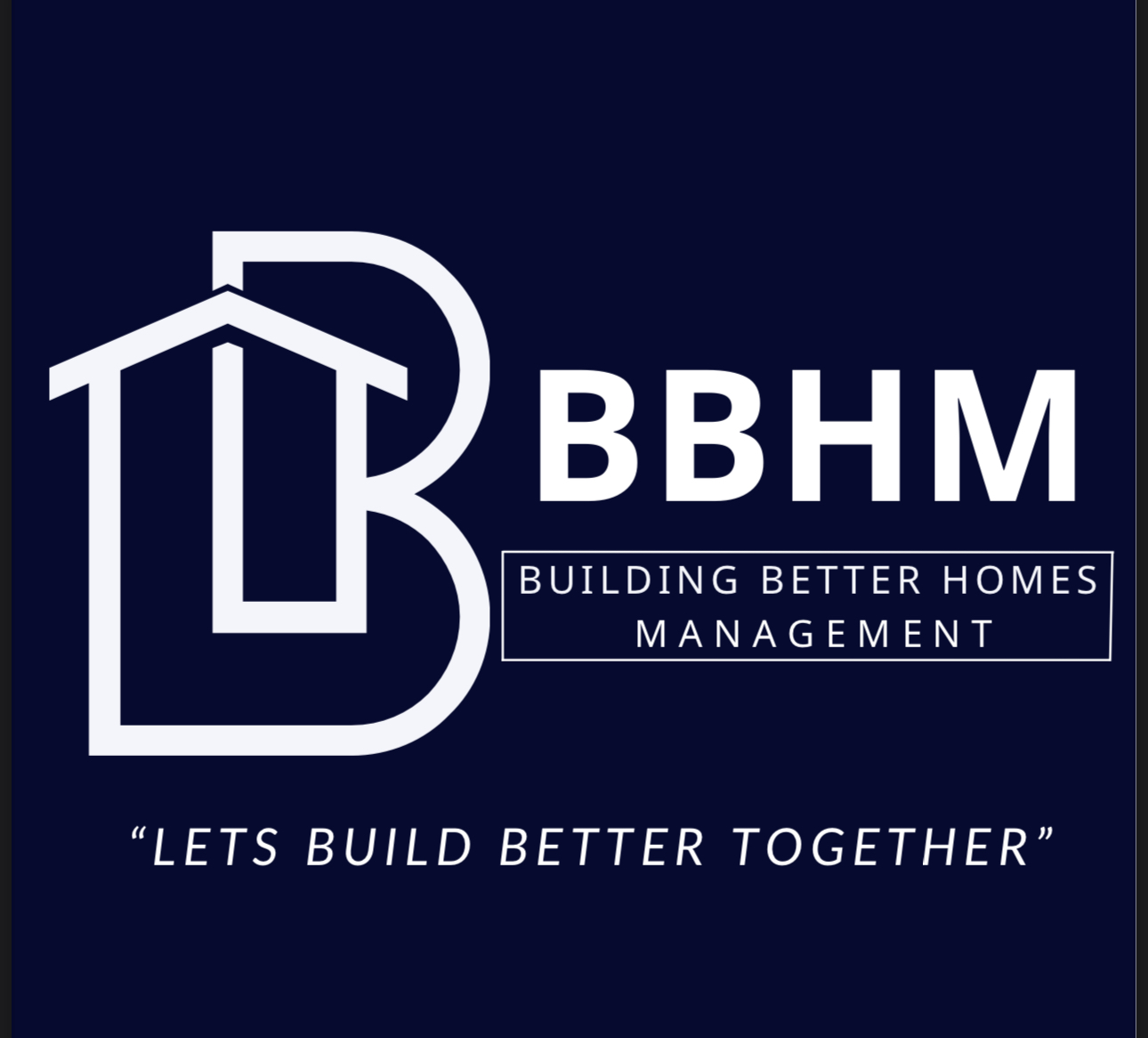 Building better homes management logo