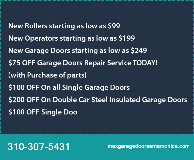 Logo for MAX GARAGE DOOR SANTA MONICA