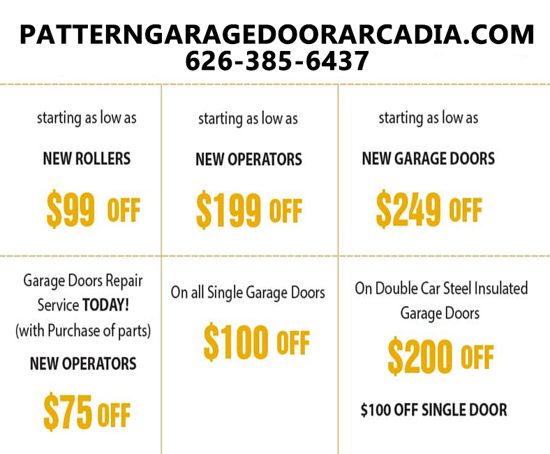 Logo for PATTERN GARAGE DOOR ARCADIA CA