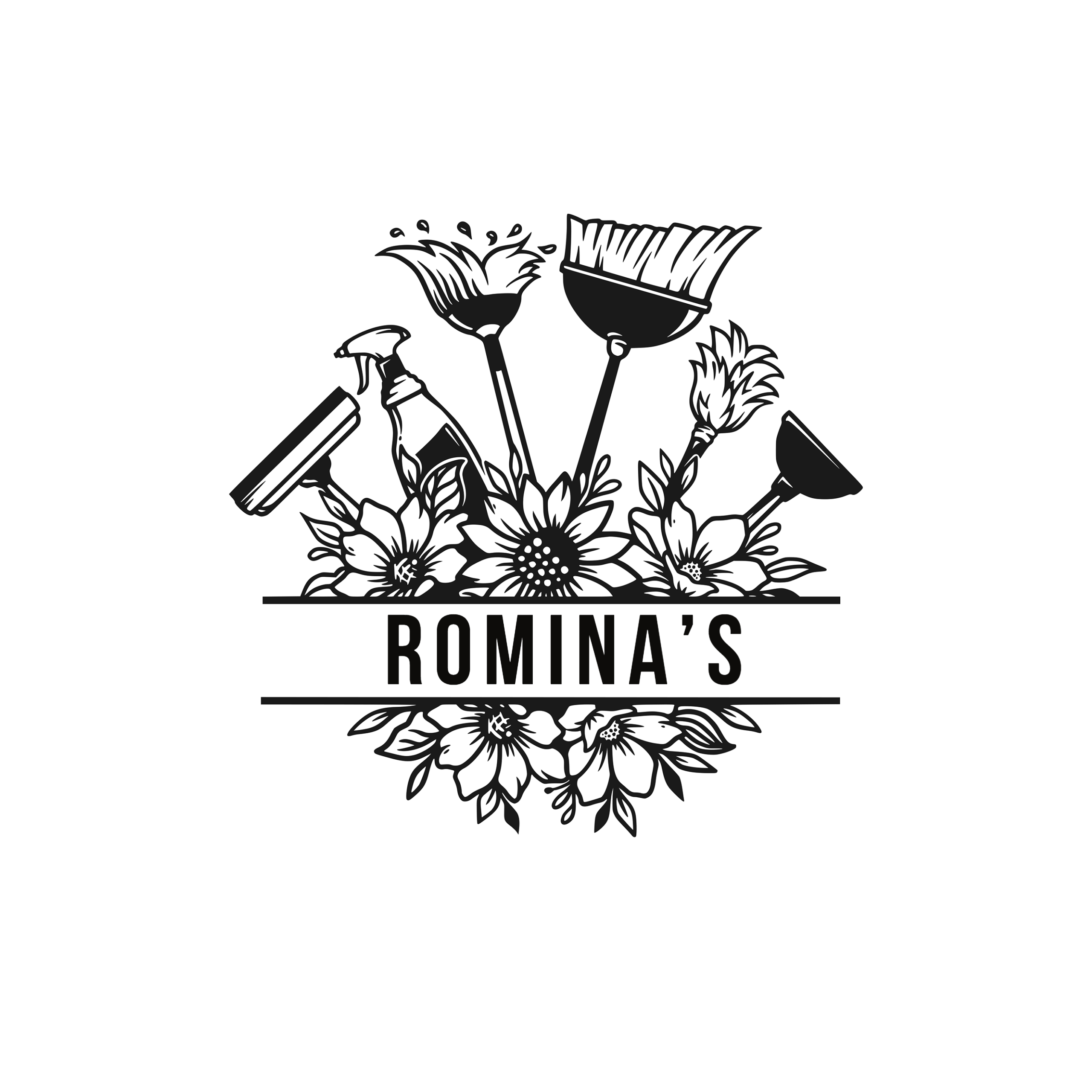 RominasCleaning logo
