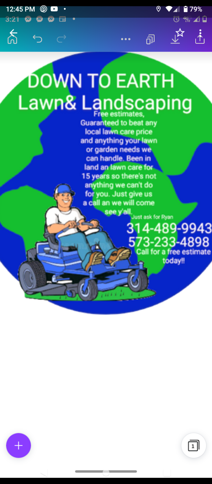 Avatar for Down2Earth lawn& landscaping