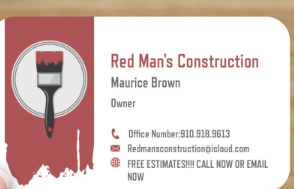 Red Man's Construction logo