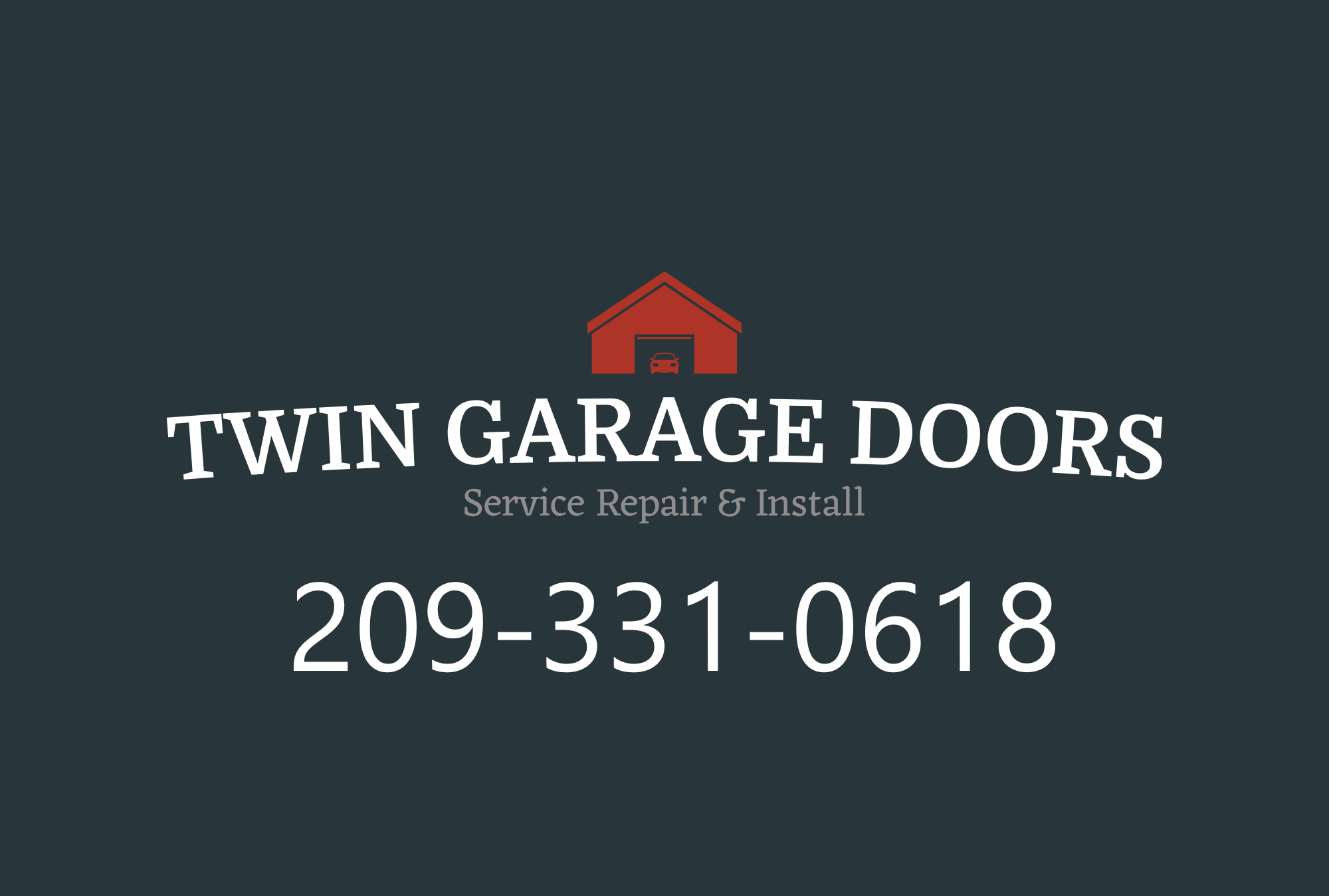 Twin Garage Doors logo