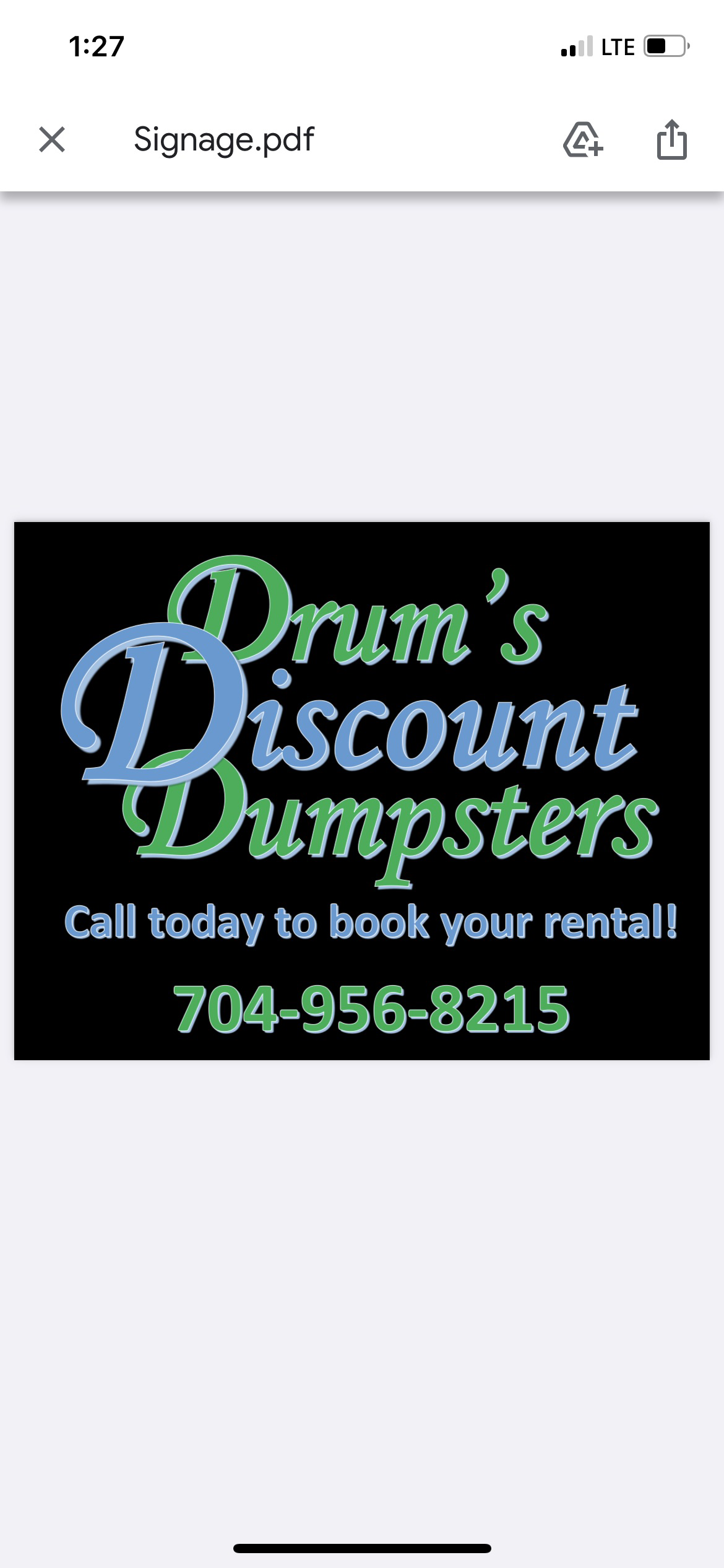 Avatar for Drums Discount Dumpsters