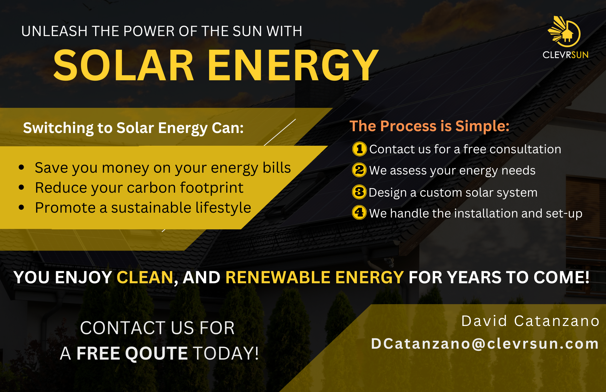 SolarDave with ClevrSun logo