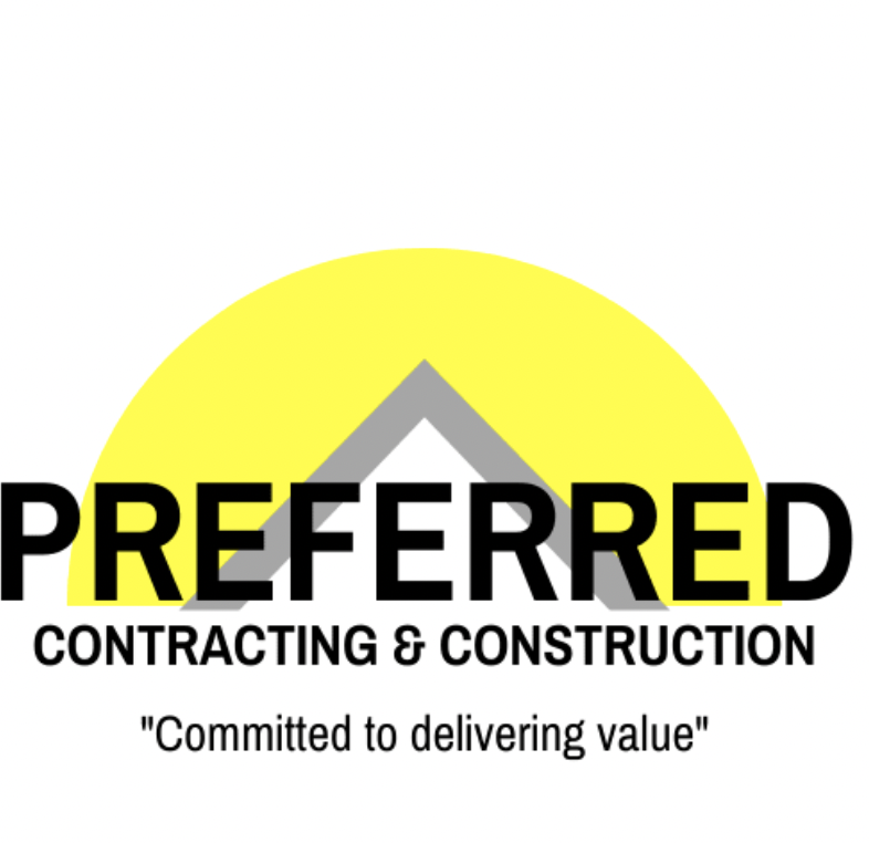 Preferred contracting and construction logo