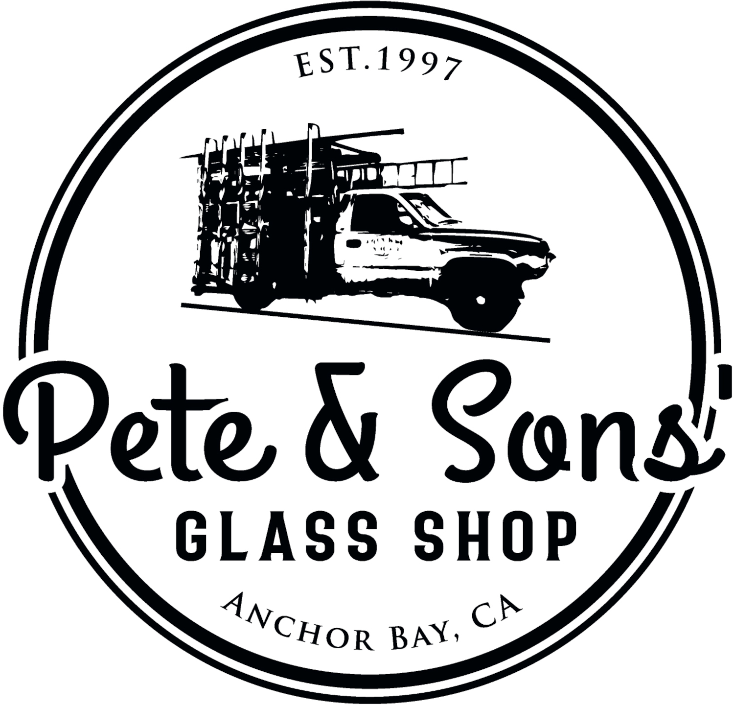 Pete & Sons' Glass Shop logo