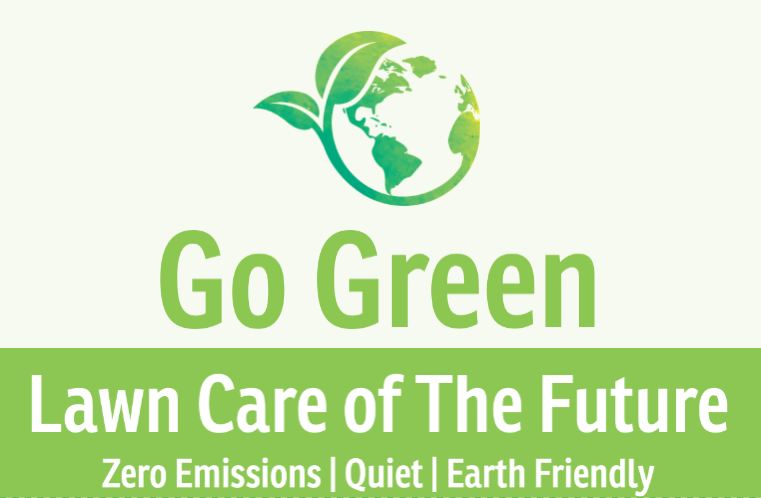 Go Green - Lawn Care of The Future logo