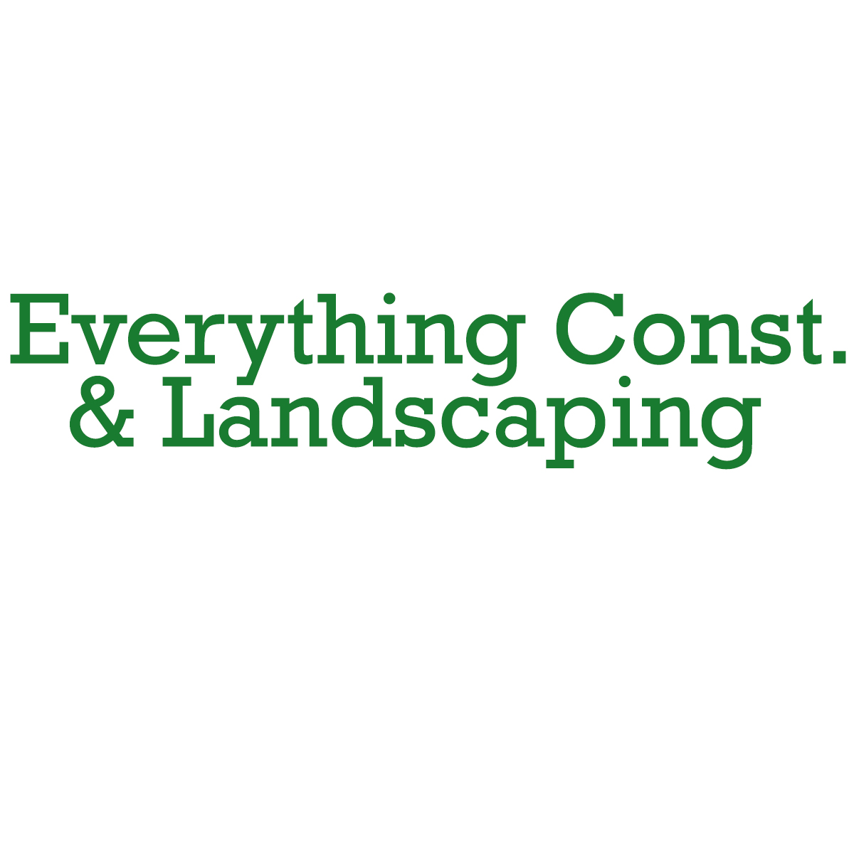 Everything Const. & Landscaping logo