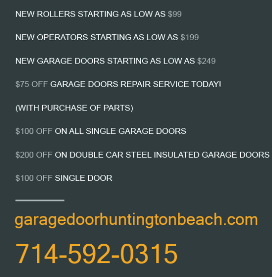 Logo for Garage Door Huntington Beach CA