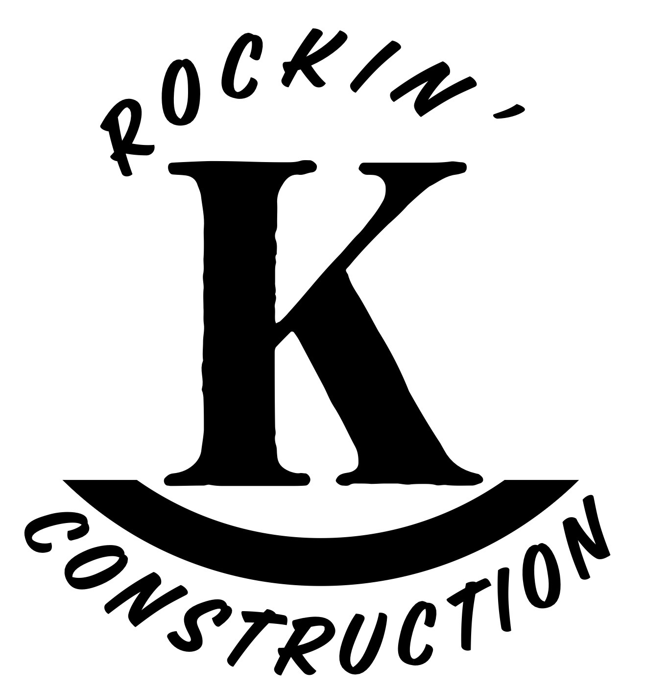 Rockin K construction logo