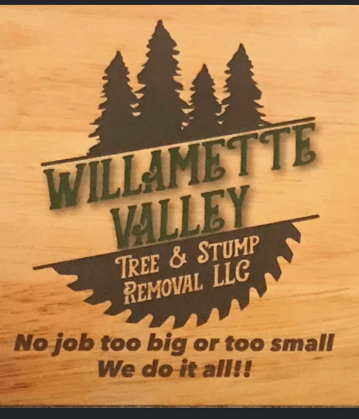 Willamette Valley Tree & Stump Removal logo