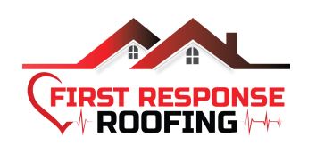 Logo for First Response Roofing